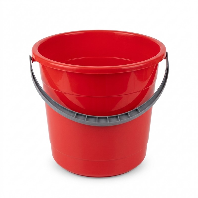 Galeata rotunda din plastic cu maner pentru curatenie 10 litri Adison